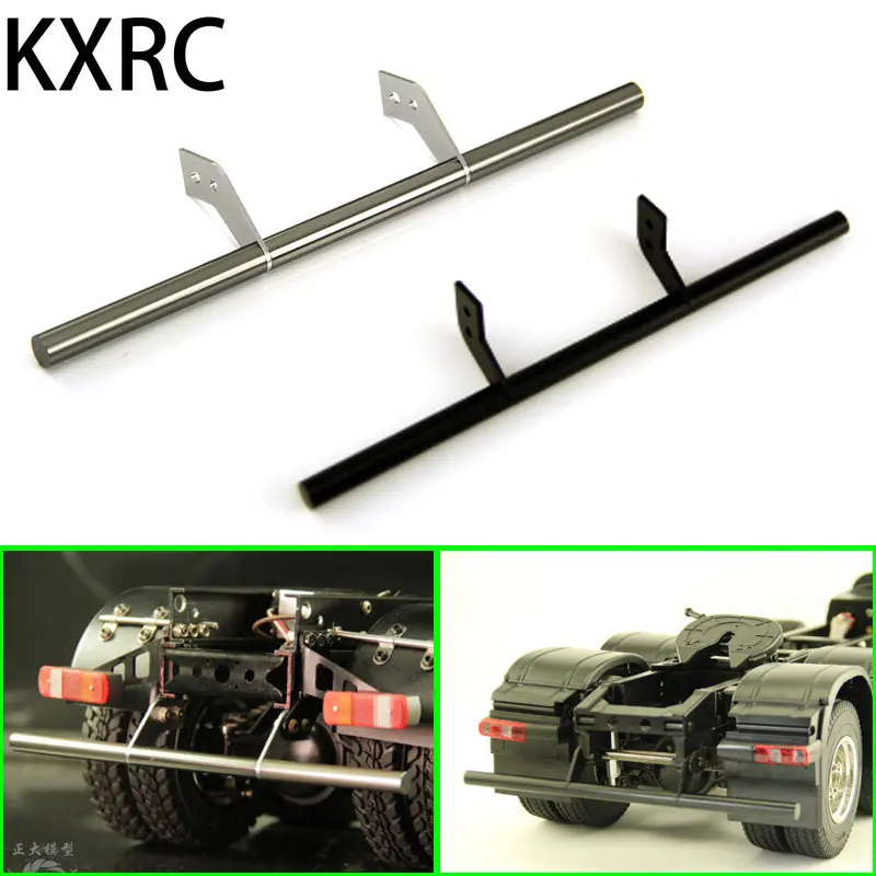 

Metal Rear Bumper Tail Boom for 1/14 Tamiya RC Truck Trailer Tipper Scania 770S R620 Actros 3363 Volvo FH16 MAN TGX LESU Part