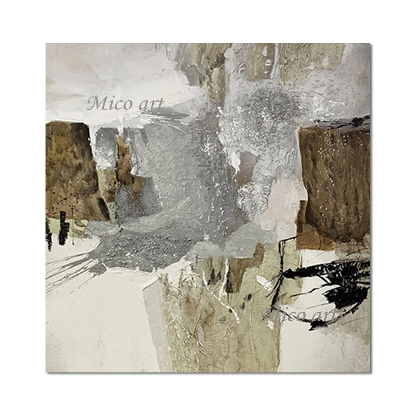 

Новый дизайн Настенная картина на холсте Ручная роспись палитра нож стильная картина идея абстрактная Акриловая картина маслом без рамки Прямая поставка