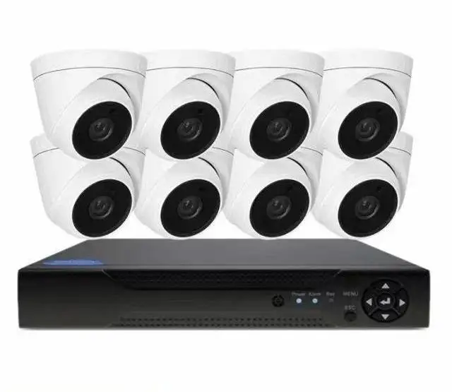 8CH 5MP H.265+ 5 in 1 DVR Security Camera System 8pcs 1080p HD Outdoor Security Camera 1080p ahd security camera system cctv 4 8ch dvr 2 4 6 8pcs bullet options outdoor waterproof night vision video surveillance set