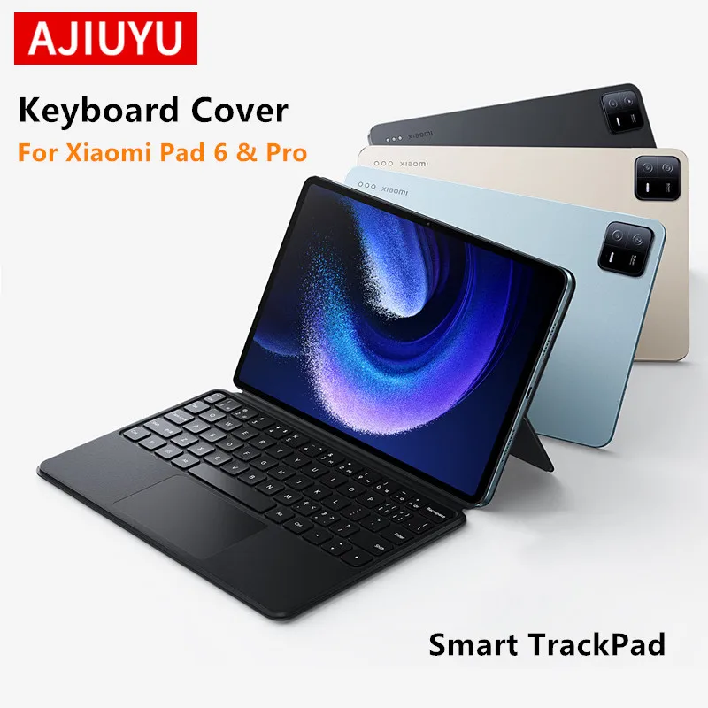 Lemore Funda De Teclado Para Xiaomi Redmi Pad SE 2023 De 11 Pulgadas, Teclado Inalámbrico BT Desmontable Para Tableta Con Ratón, Diseño QWERTY Inglés (rosa