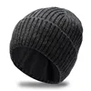 Big Size 60cm 66cm Wool Blended Knitted Hats Men Keep Warm Winter Beanies Piled and Thickened Toand Large Size Cold Skullies Cap 5