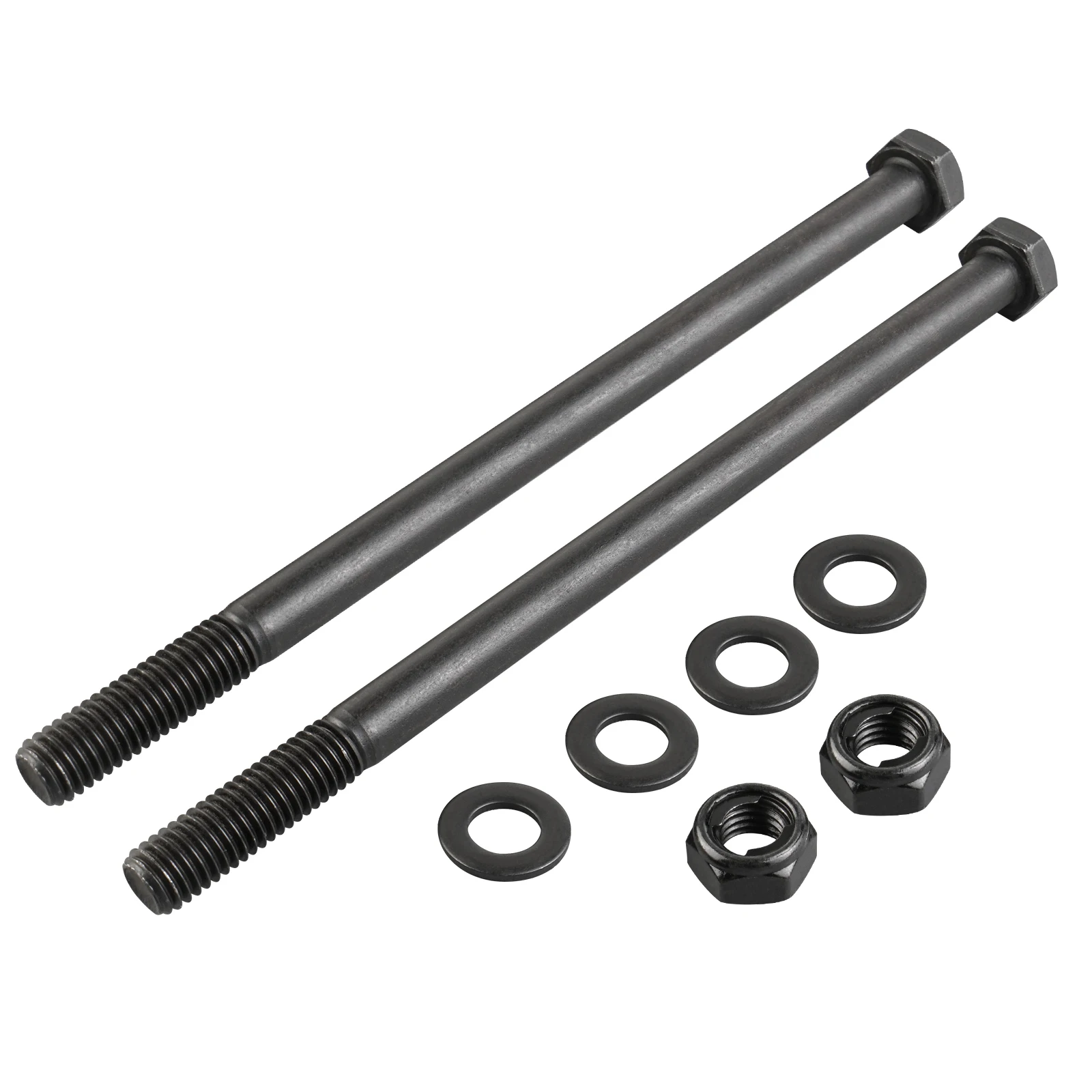 NICECNC Kohlenstoffstahl-Set für hintere Lagerträger-Schrauben und Muttern für Yamaha Blaster 200 YFS200 1988–2006 YFS200SE Special Edition 2006 – Detail 4