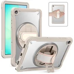Universal 360° Rotating Handle Stand Tablet Case with Enhanced Protection for S11 (11inch) X730 (Khaki)