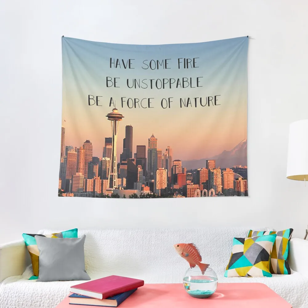 

have some fire, be unstoppable, be a force of nature Tapestry Bedroom Decor For Bedroom Decor Home Decoration Bedroom Tapestry