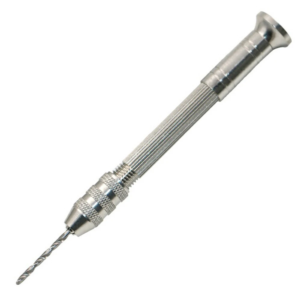 

5pcs Woodworking Tools Drilling Rotary Tool Manual T Wist Drill Bit Aluminum Alloy 0.3-3.2mm Mini Hand Drill For Jewelry Craft