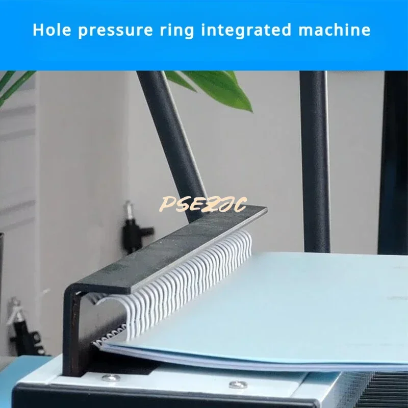 수동 나선형 바인딩 머신, 금속 34 홀, 스퀘어 8 인치 A5 캘린더 스탬핑, 더블 라인 펀칭 머신