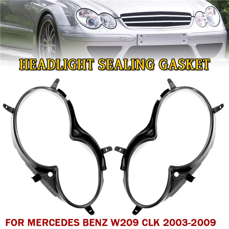 Left Right Headlight Sealing Strip Gasket Waterproof Strip Car Parts