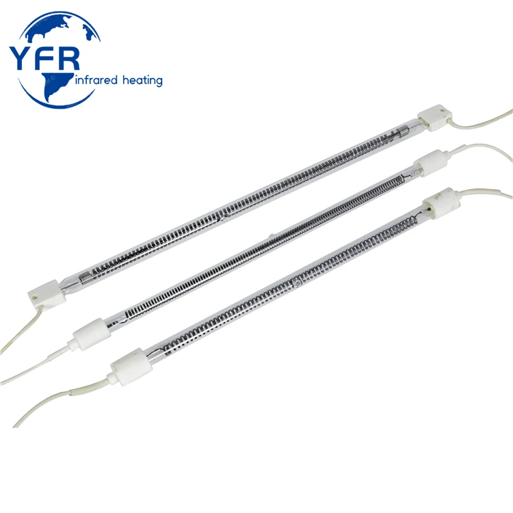 medium wave infrared lamp 800W 220V Suitable for food heating and industrial drying, it provides uniform heat distribution