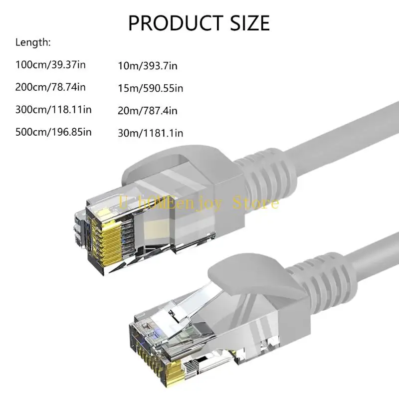 B0KF 다기능 이더넷 네트워킹 케이블 Cat6 이더넷 패치 컴퓨터용 케이블 라우터 장치 네트워킹 케이블