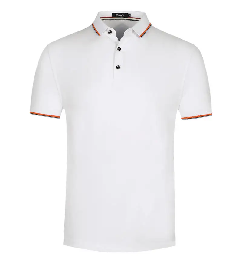 Short Sleeved Polo Shirt Golf Jersey Company Group Breathable Fitness Lapel Sports Sleeved 12-Color Large Top intercolored lapel