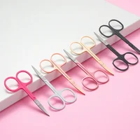 1Pcs Eyebrow Trimming Scissors Nose Hair Scissors Stainless Steel Small Nail Tool Makeup Trimmer Facial Hair Remover Beauty Tool 1