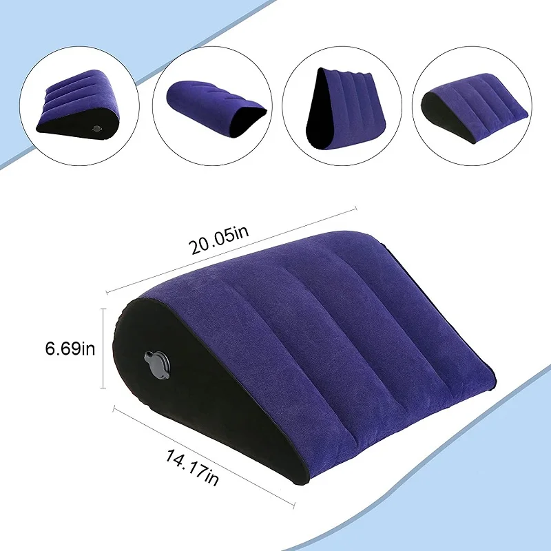 Inflatable Pillow Air Wedge Cushion For Women Men Adults Husband And Wife Bed Love Pillow Positions Support Gifts Pillow Night 2