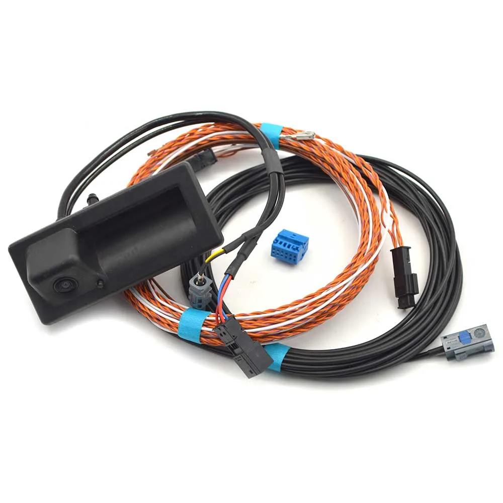 

Rear view luggage compartment handle camera with wiring harness, suitable for MQB Tiguan Atlas, 5ND 980 556 and 5ND980556