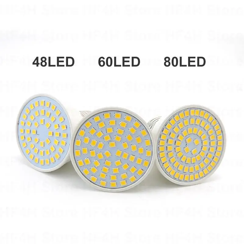 LED plant Grow light bulbs 48 60 80 indoor Full Spectrum E27 phytolamp yellow vegs cultivo growbox sunlike Flower greenhouse box Led Grow Light Grow Light