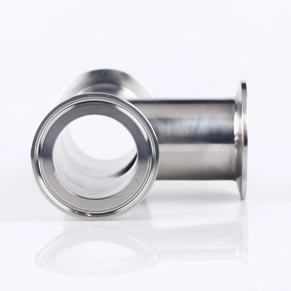 2"(51mm)OD64mm,Sanitary Tri Clamp 3 Way Tee Connector Pipe Fitting For Homebrew,Stainless Steel SS304
