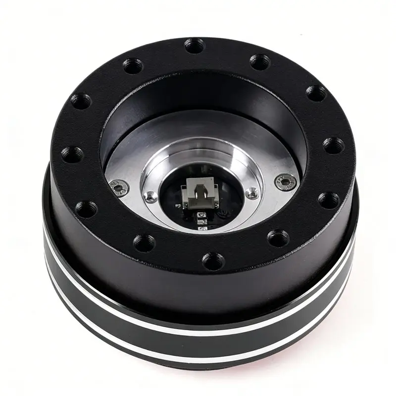 6홀 레이싱 시뮬레이터 스티어링 휠 퀵 릴리스 허브 어댑터 70MM MOZA Simagic M10 A/미니 유로 트럭 QR040 B용