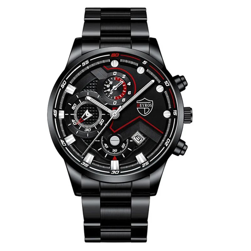 reloj hombre 2021 Luxury Men Sports Watches Fashion Mens Business Stainless Steel Quartz Watch Luminous Clock relogio masculino 
