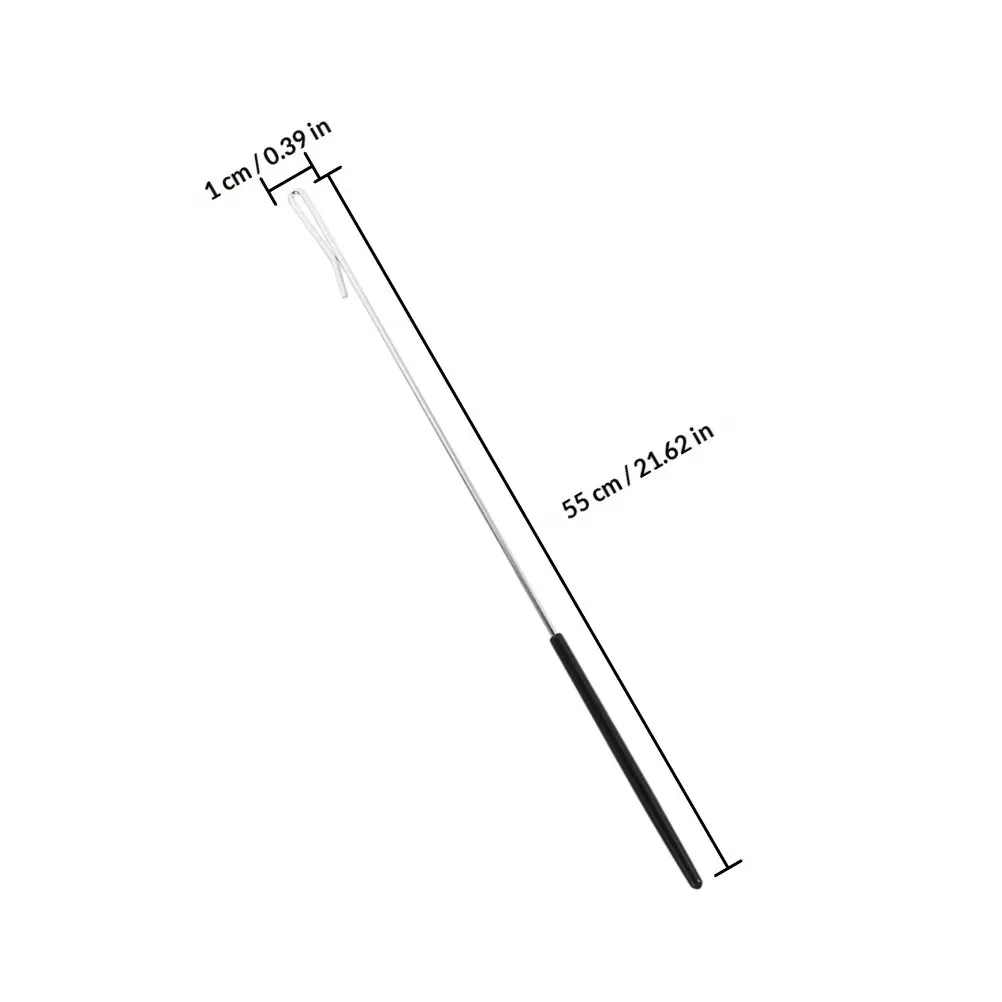 20-55Cm 퍼펫 암 로드 프리미엄 스테인레스 스틸 플라스틱 부드러운 손잡이 손 인형 제어용 간편 그립 퍼포먼스 파티용