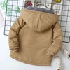 OLEKID Autumn Winter Children Jacket For Boys Hooded Plus Velvet Thicken Warm Teenage Boy Outerwear Coat 4-14 Year Kids Parka 3