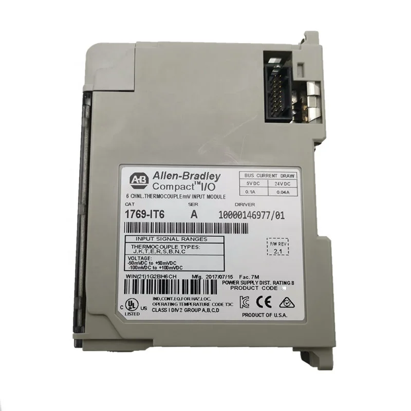 

1769-IT6 6 Channel Compact I/O Thermocouple Input Module Plc Controller