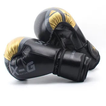 Guantes de Boxeo para Kickboxing y Artes Marciales, PU Acolchado para Sparring y Entrenamiento