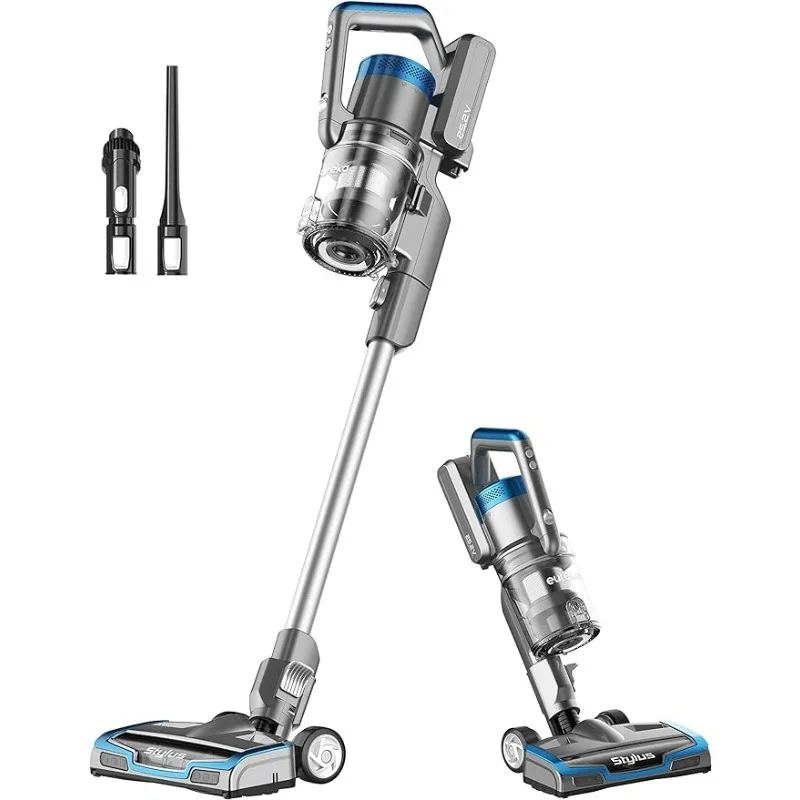 

LED Headlights Lightweight Cordless Vacuum Cleaner Convenient for Home Hardfloor Low-Pile Carpet, Stylus NEC380, Grey