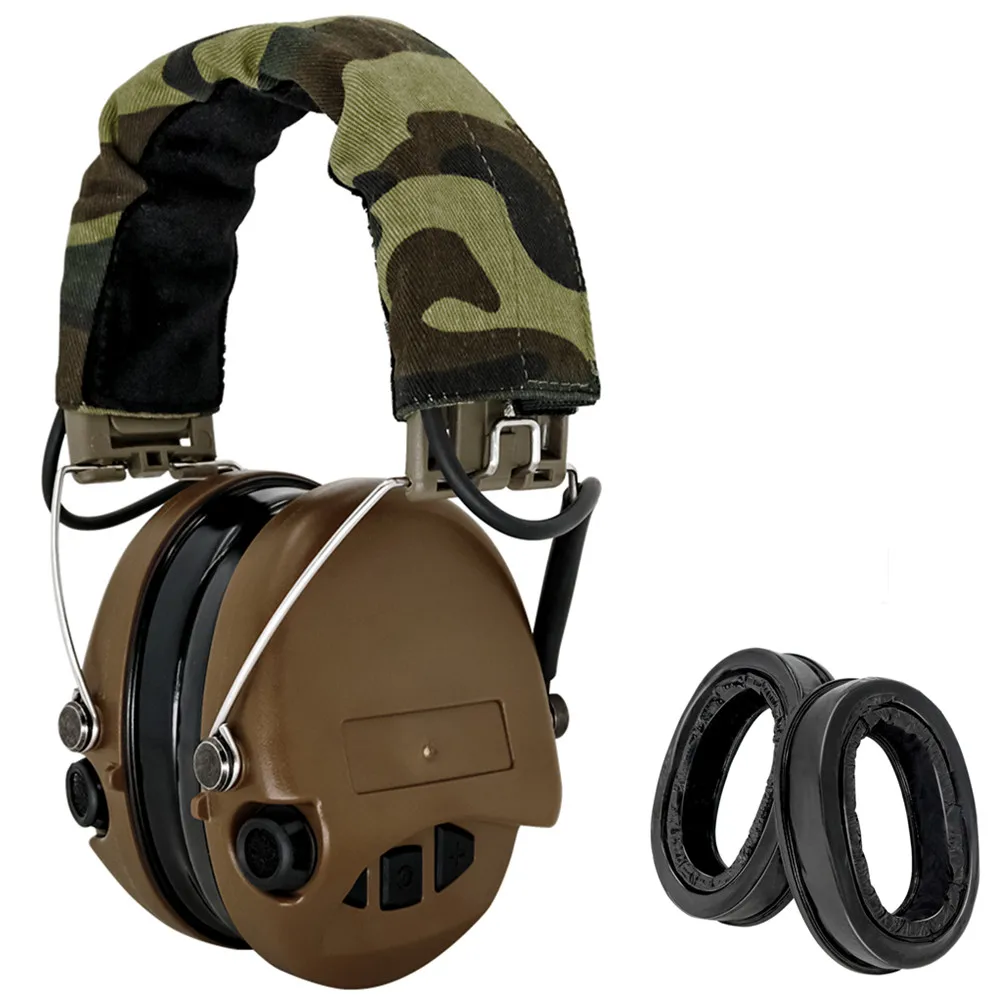 Noise Cancelling Hearing Protection Tactical Headset Compatible with MSA  Sordin - Camouflage Canvas Headband - AliExpress