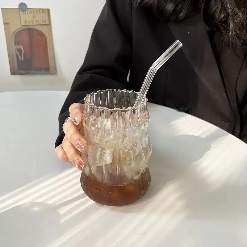 Striped with straw