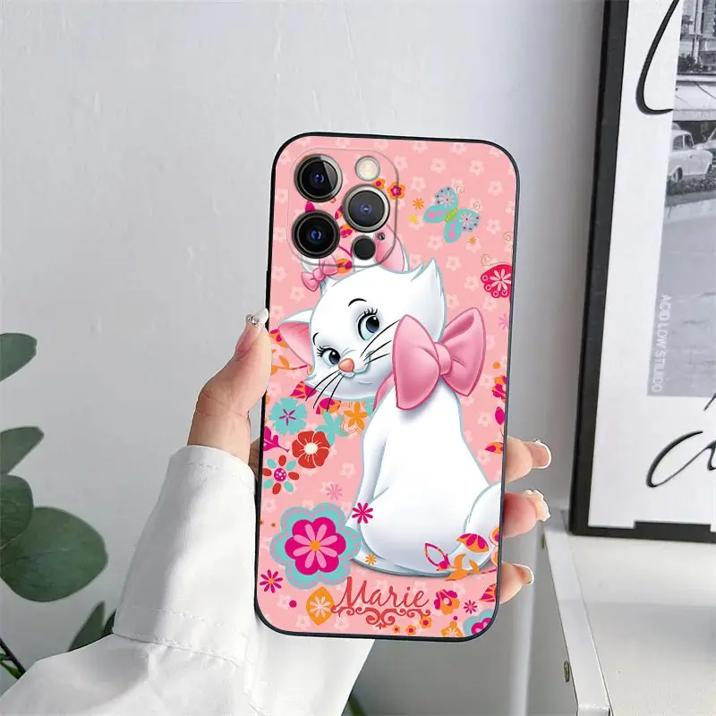 Cute Cartoon Marie Cat Phone Case - Fun and Stylish Protective Cover
