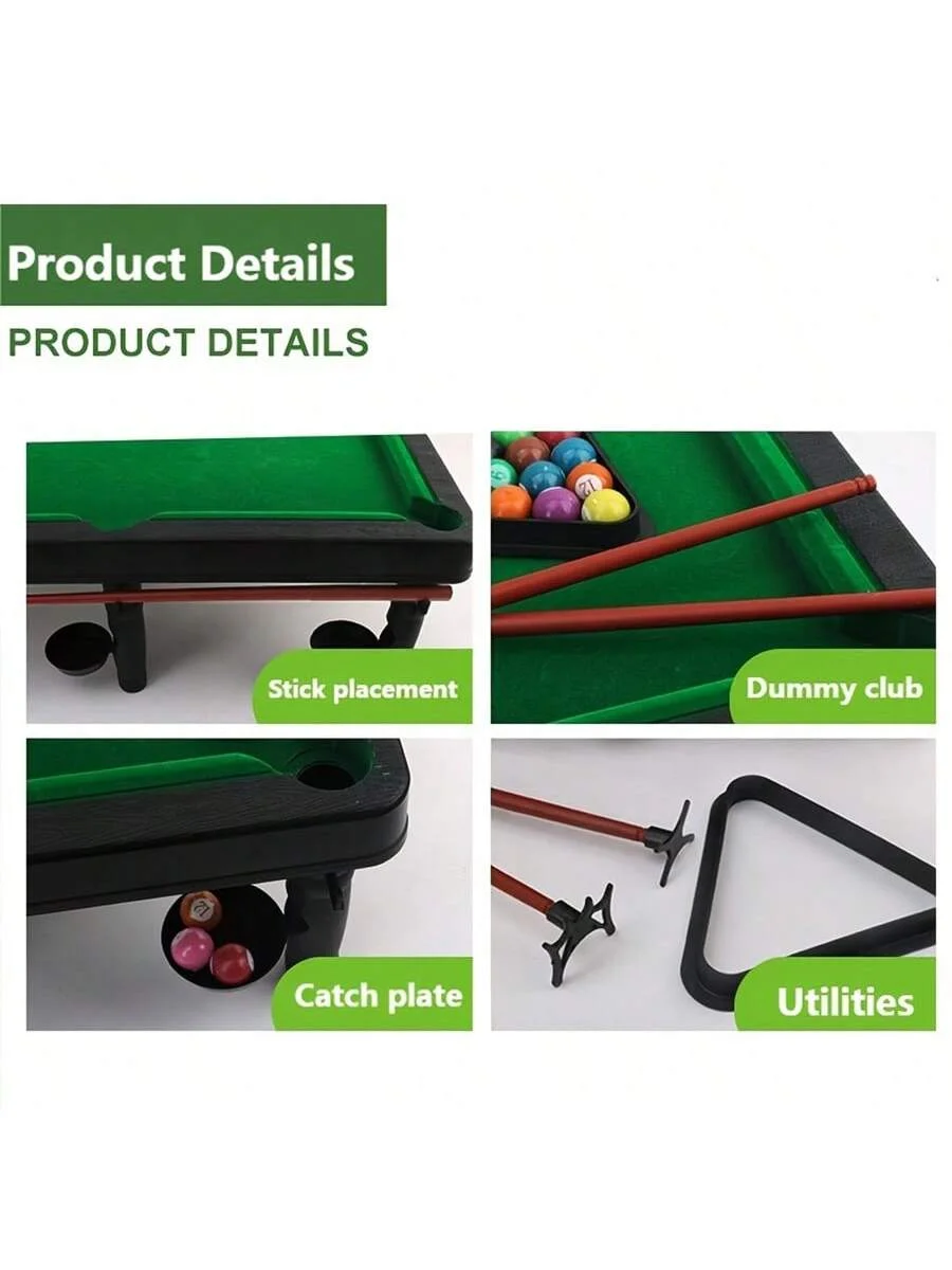 Mini billiards toy set suitable for family gathering games and parent-child interactive games 5