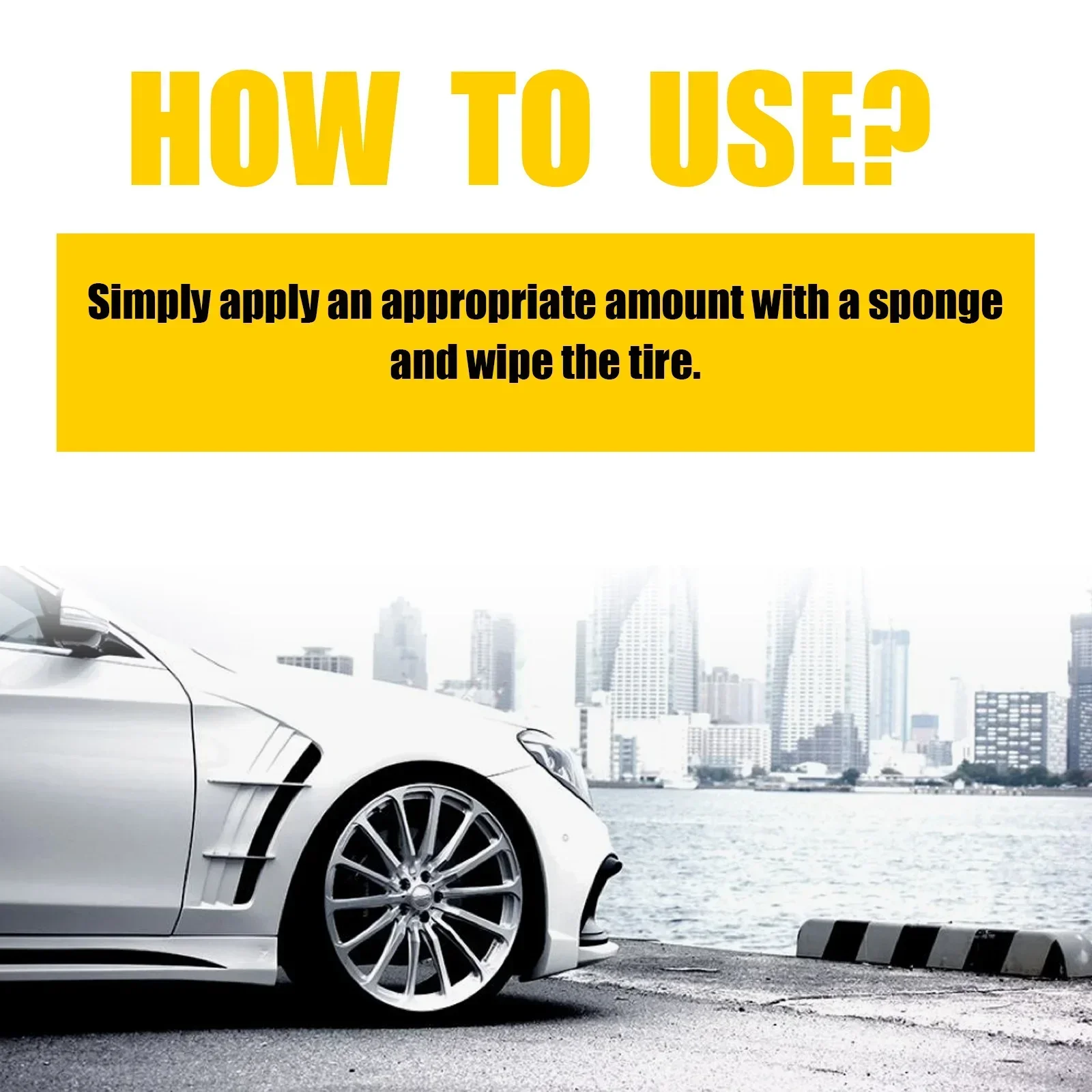 100g Auto Car Tire Refurbishing Protecting Agent Car Wheel Cleaning Care Wax Blackening Polish Detailing Rim Cleaner Accessories