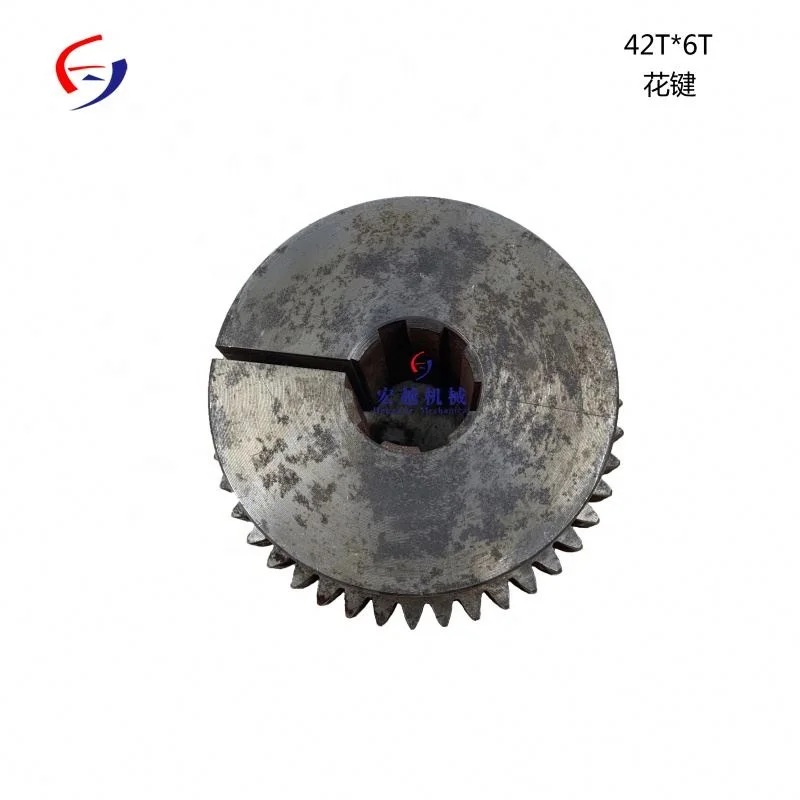 Pressure plate Spline gear 42T*6T*2.8 TEETH for excavator Flexible coupling 180*42t 264*42t 314*42t 352*42t