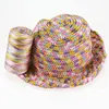 1pc 100g New Summer Crochet Yarn 1.5mm Thin Ice Cotton Thread for Hand Knitting Bag Hat Shoes Hollow Line Colorful Nylon Cord 6