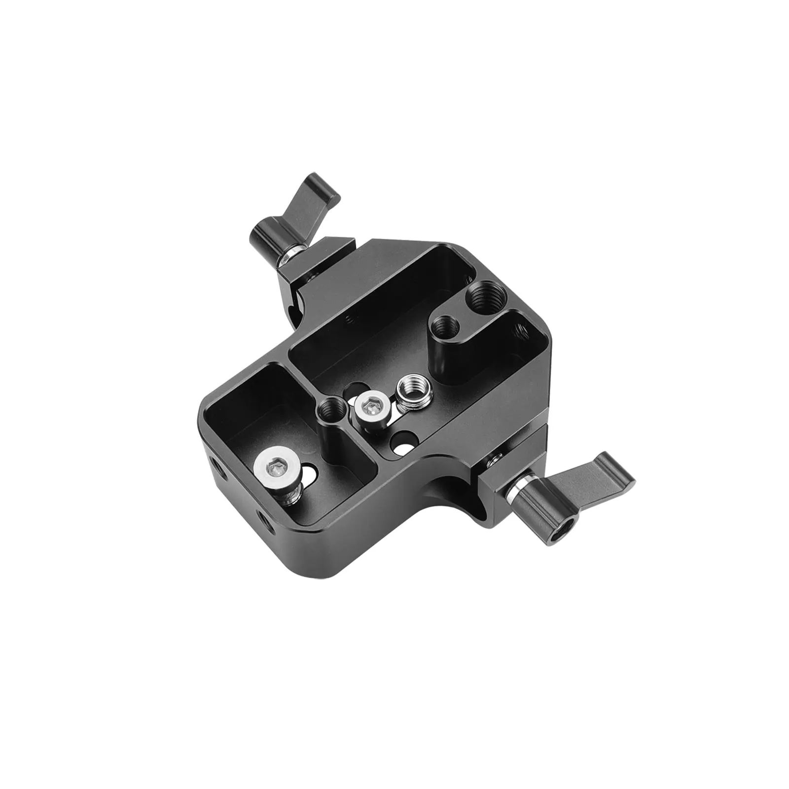 Camera Baseplate FOR canon C100 C300 C500 with Dual 15mm Rod Rail Clamp FOR sony A7 Series Panasonic GH5 KAYULIN