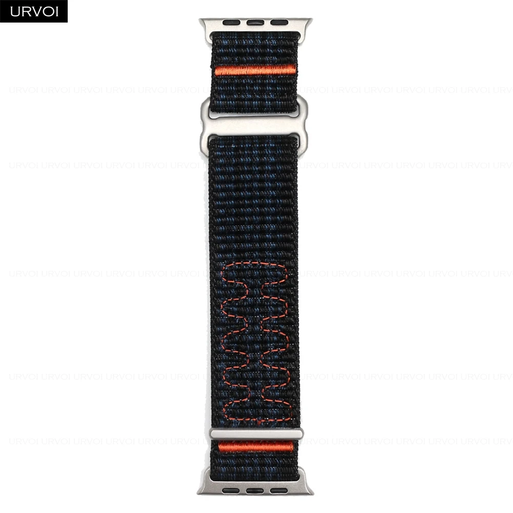 Nylon Loop Band with Hook-and-Loop Fastener for Smartwatch – Durable Wristband Strap