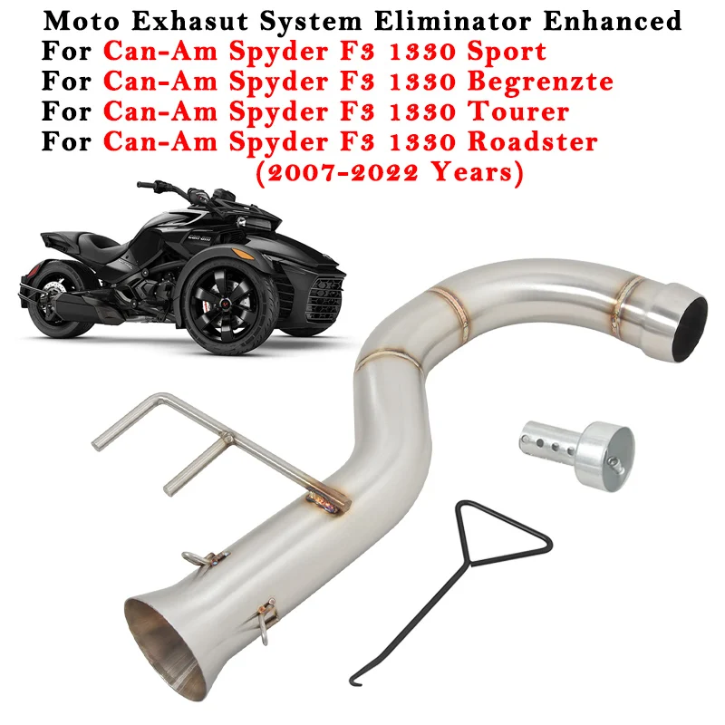 Modified Eliminator Spyder Mid Pipe Spyder Exhaust Exhaust System