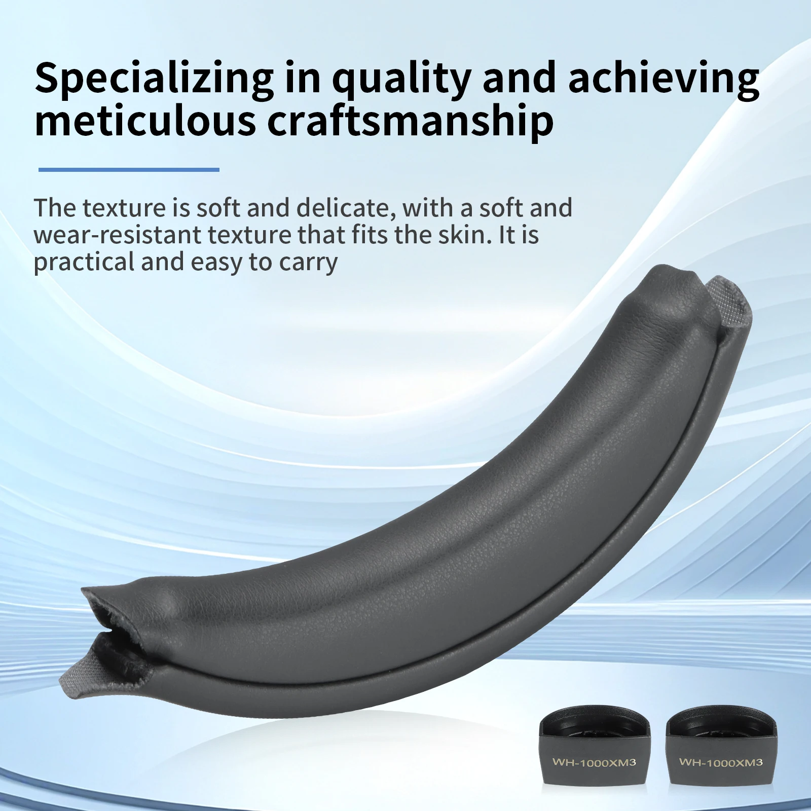 Headband Cover for Sony WH-1000XM3 (WH1000XM3) Headsets, Replacement Headstrap Pad Repair Part