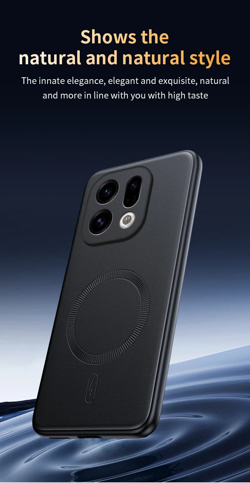 Für OPPO Find X9 Fall Magnetische Leder Schild Abdeckung Für OPPO Find X9 Anti-Fingerprint Nicht-Slip PC + TPU – Detail 13