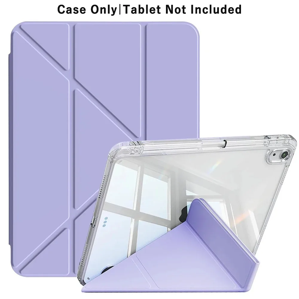 Enhanced Protective Tablet Case with Pencil Holder and Stand Function