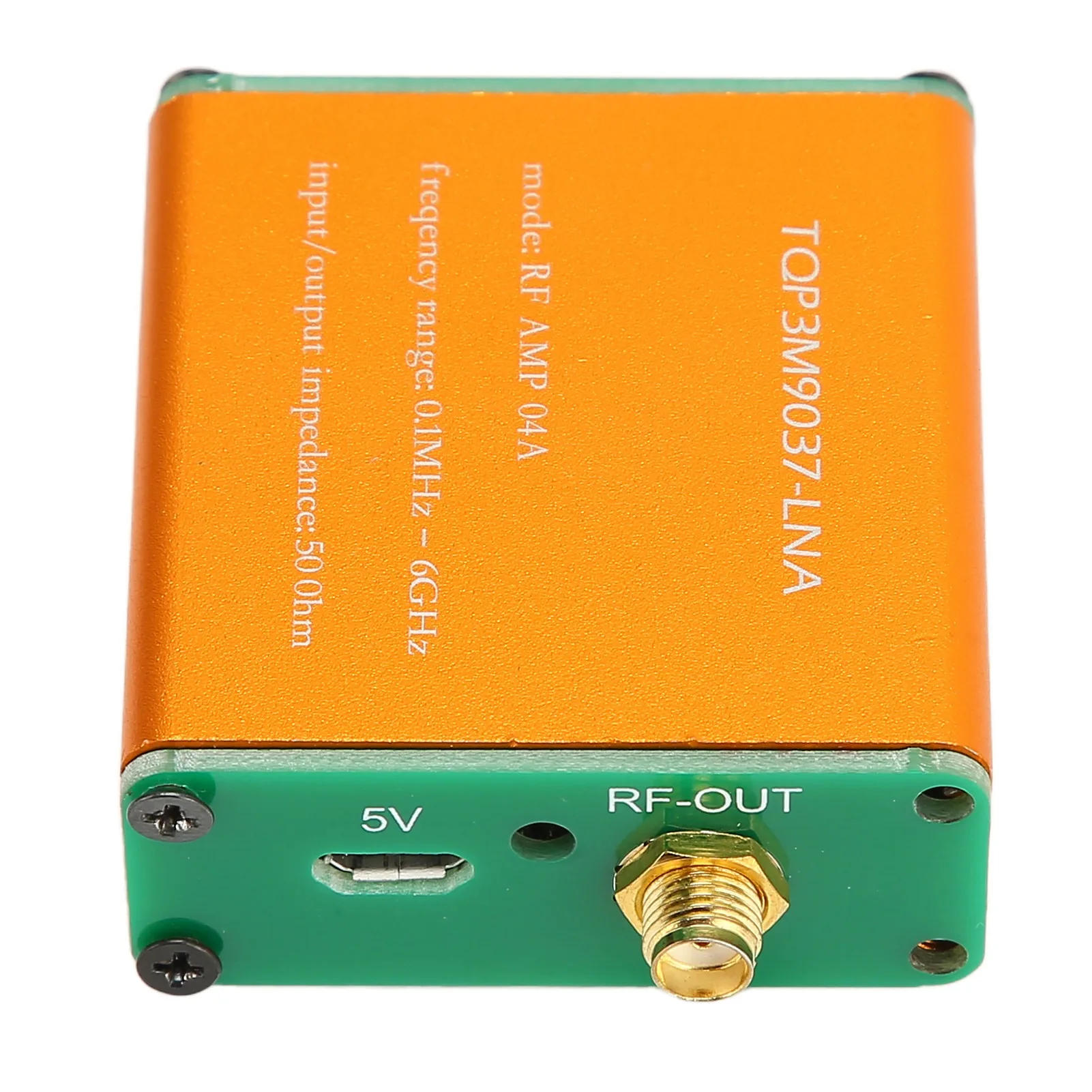 RF Amplifier 0.1MHz‑6GHz Full Band Low Noise Amplifier Professional 20dB High Gain LNA RF Power Preamplifier Module