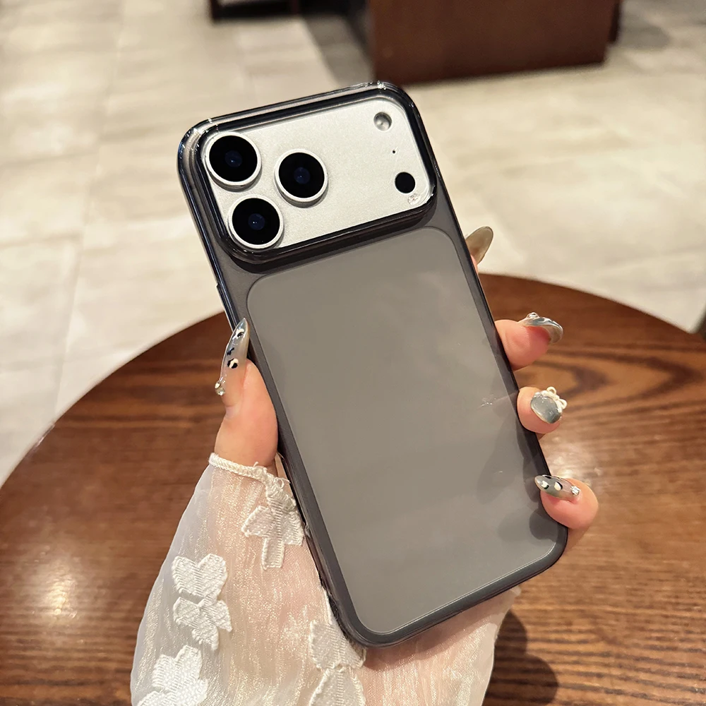 Luxury Transparent Colorful Soft TPU Case - Ultra Thin Candy Color Clear Shell