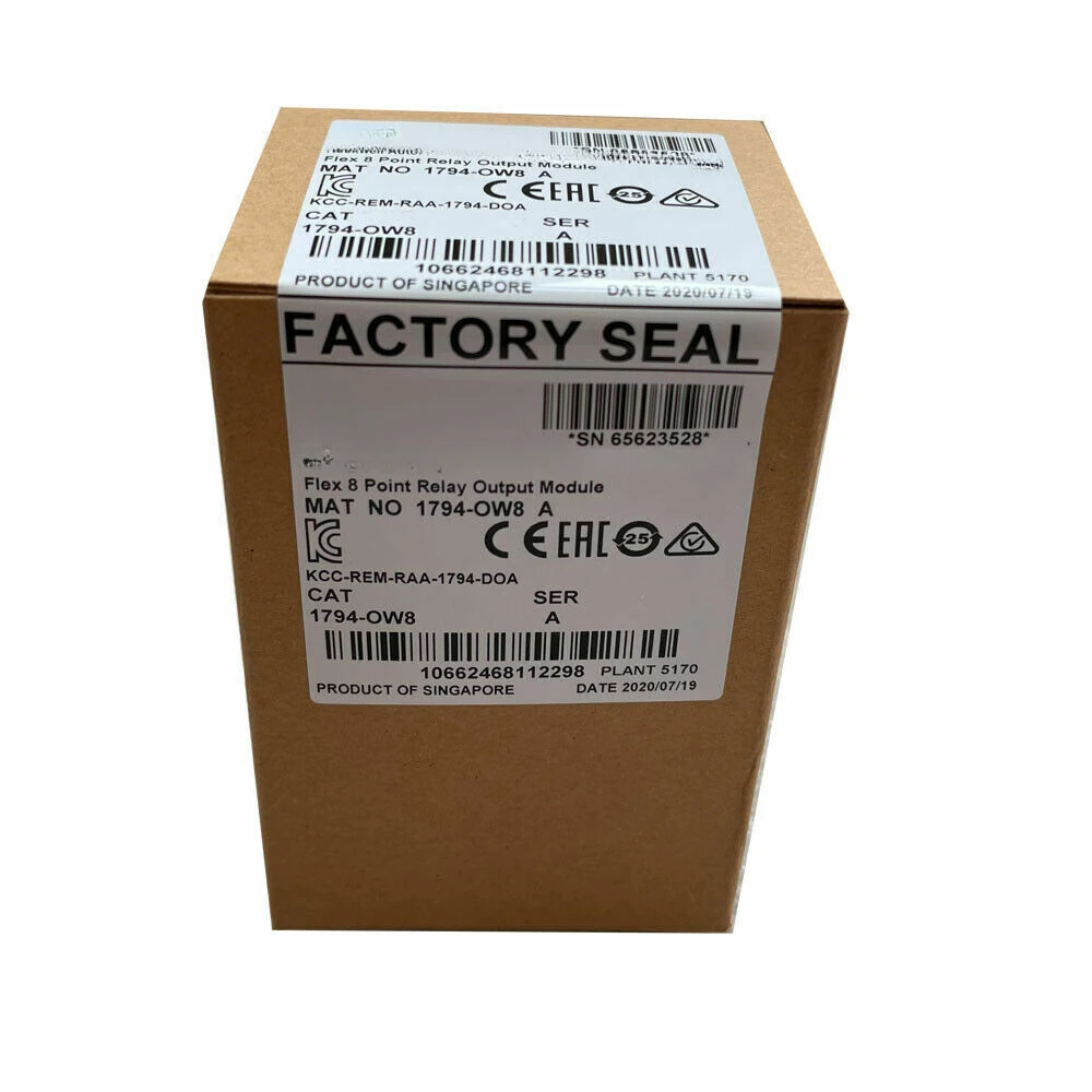 

New Factory Sealed 1794-OW8 SER A Flex 8 Point Relay Output Module 1794OW8