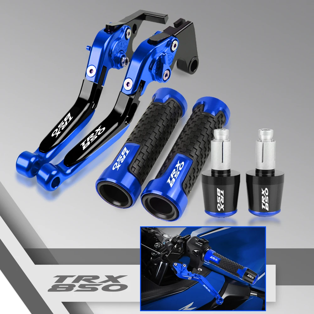

FOR YAMAHA TRX850 TRX 850 1996-2000 1997 1998 1999 Motorcycle Aluminum Adjustable Brake Clutch Levers Handlebar Hand Grips ends