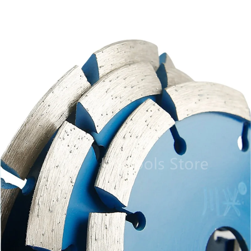 GVHAKG Disque De Fraisage Diamanté 120 Mm, 17 Mm - 8 Segments - Rainure En Forme De U