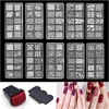 Nail Stamping Plates Lace Flower Pattern Art Stamp Template Image Plate Stencil Nails Tool Random Send 1