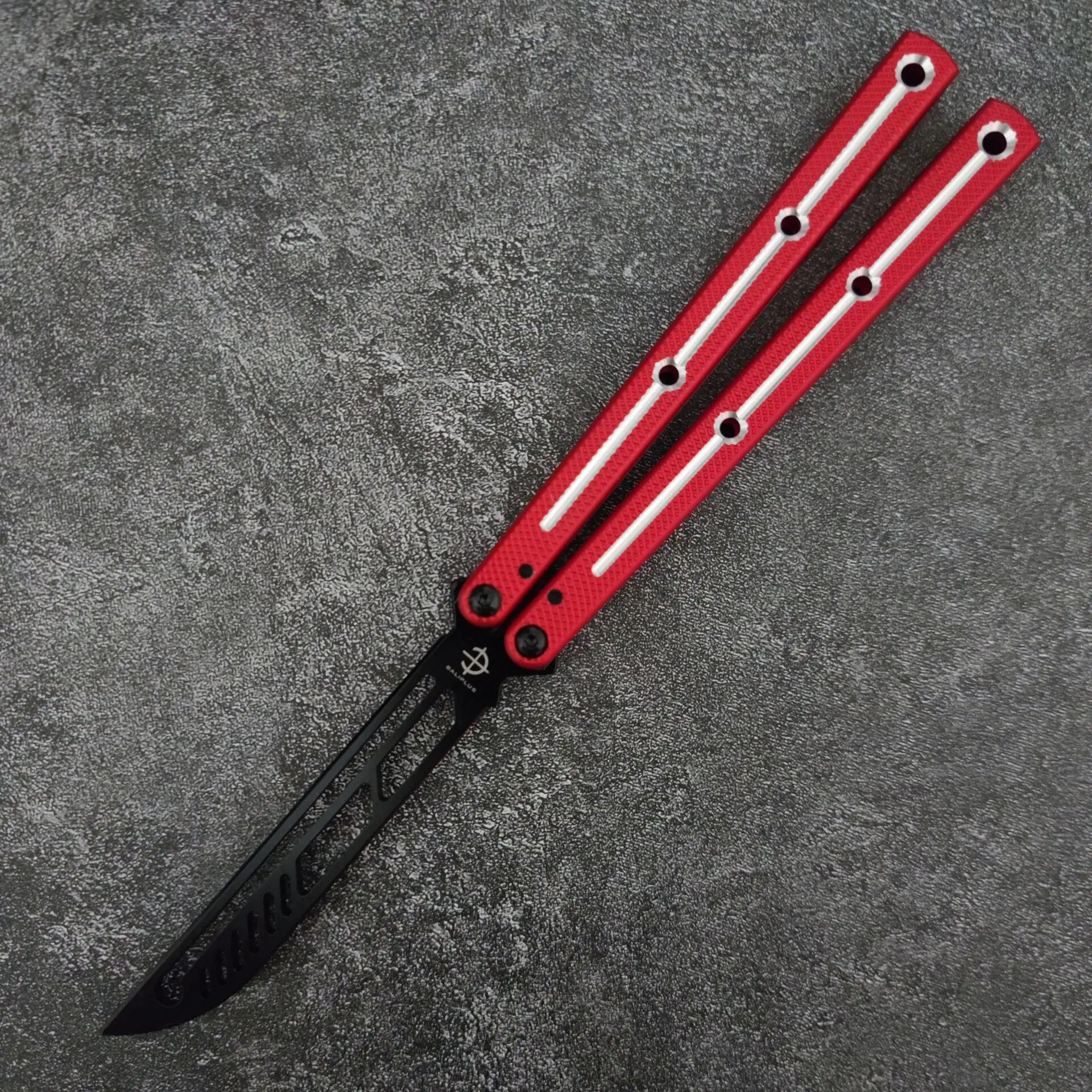 Newest Baliplus Kraken Sea Monster Butterfly Black Trainer Blade Knife