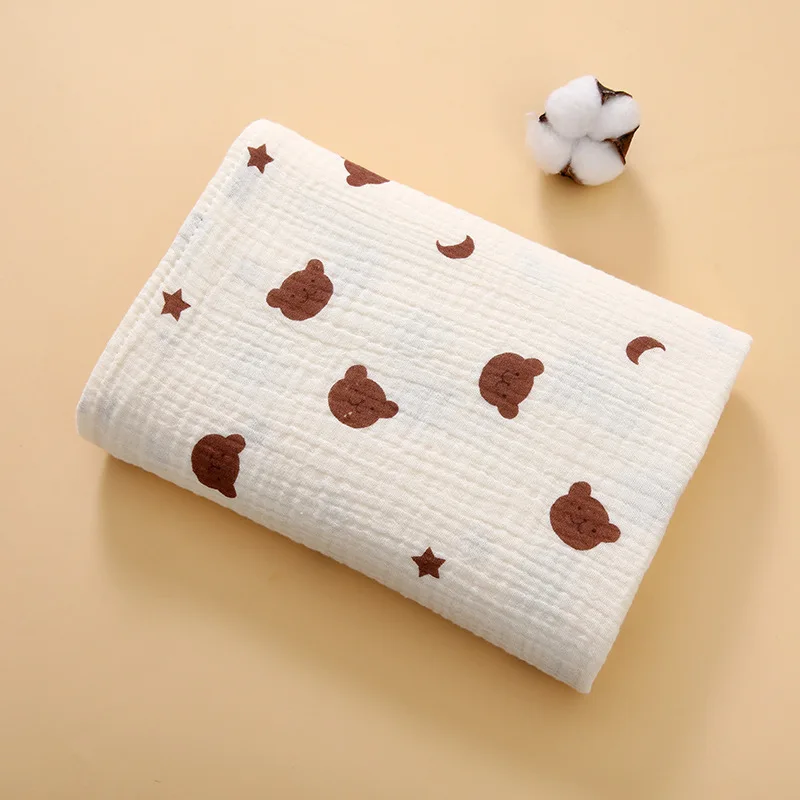 Soft Cotton Muslin Baby Blanket for Newborns - Lightweight Summer Bedding & Receiving Blanket
