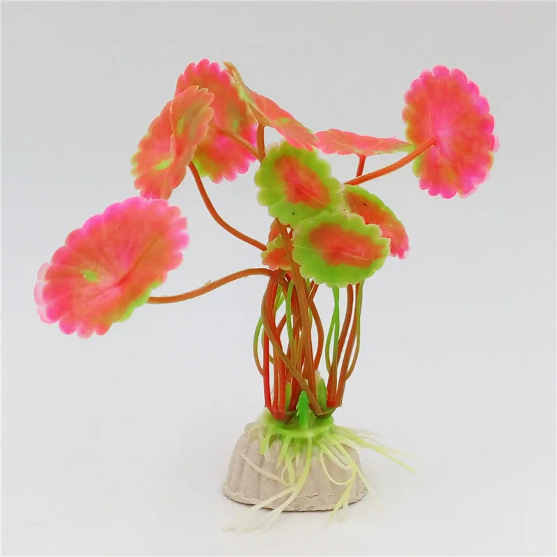 6 Pcs Piante Da Acquario In Plastica Delicato Acquario Artificiale Ornamento Decor Paesaggio Acquario Piante
