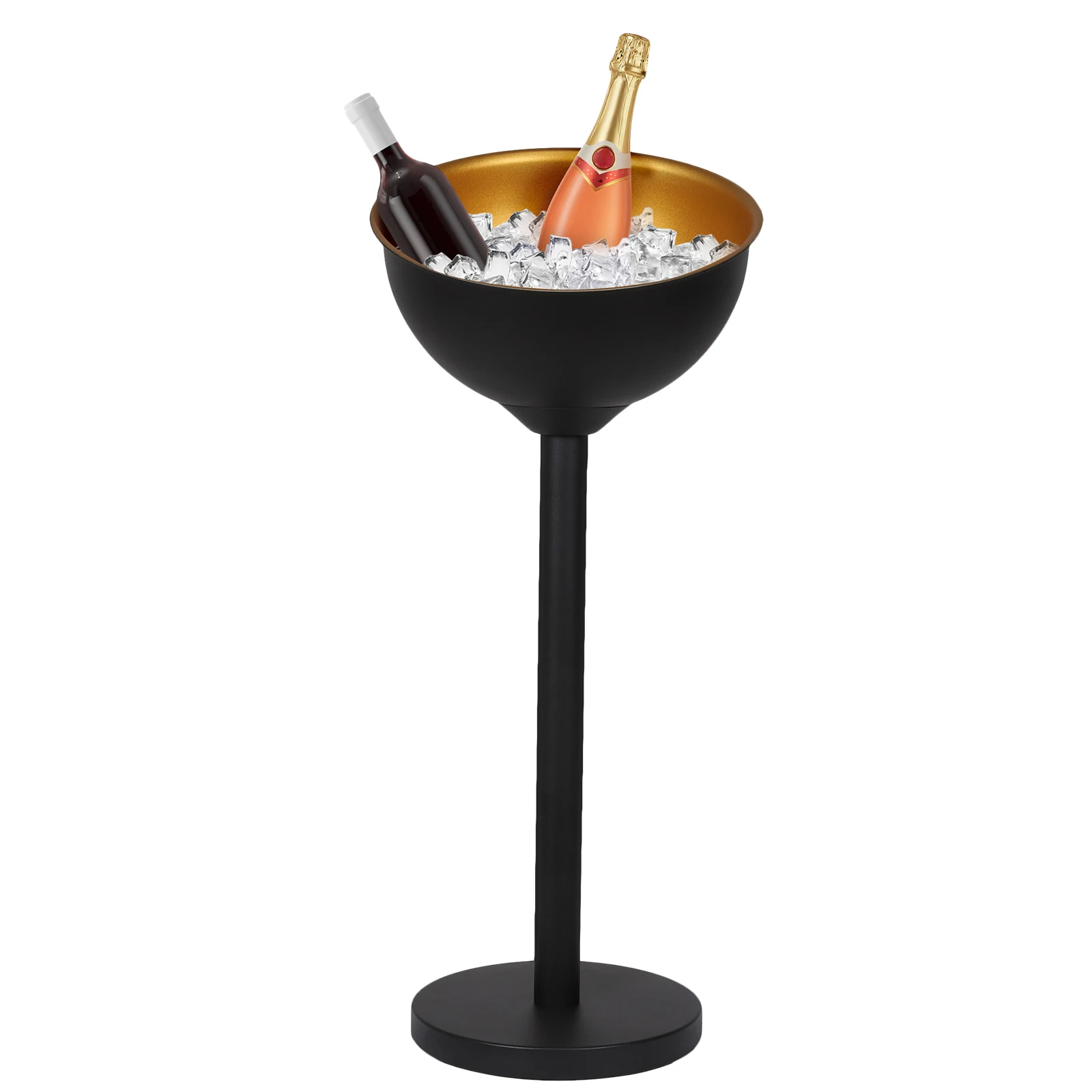 Standing Ice Bucket Stainless Steel Champagne Wine Bucket Champagne Bucket for Party Bar KTV Home