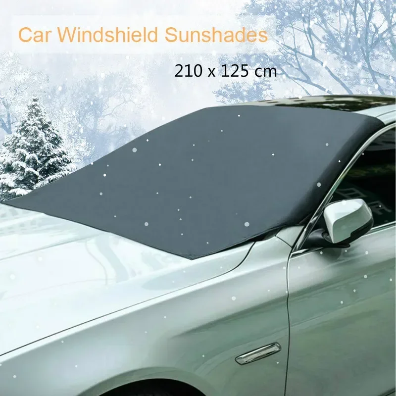 thumbnail image 1 of Cubierta de parasol magnética para automóvil, parasol para parabrisas de automóvil, cubierta protectora impermeable para parabrisas delantero de automóvil, 1 of 5
